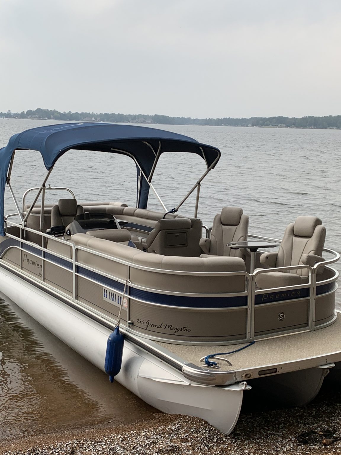 24footpremiertritoon Lake Murray Jet Ski Rentals